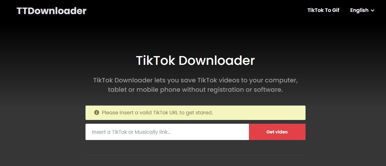 TikTok Downloader—TikTok 视频下载保存
